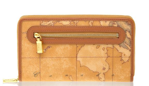 ALVIERO MARTINI PRIMA CLASSE Geldbörse GEO CLASSIC, Zip Around, ultradünn NATÜRLICH - Brieftaschen Damen