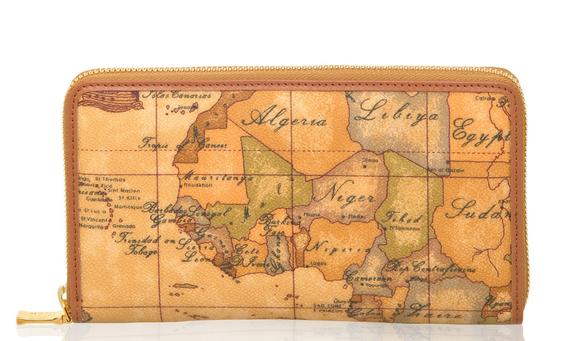 ALVIERO MARTINI PRIMA CLASSE Geldbörse GEO CLASSIC, Zip Around, mit Münzfach NATÜRLICH - Brieftaschen Damen