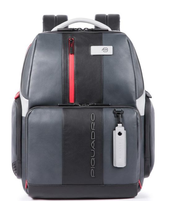 PIQUADRO Rucksack URBAN FAST-CHECK, 15,6 "PC-Halterung GRAU - PC-Rucksäcke