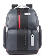 PIQUADRO Rucksack URBAN FAST-CHECK, 15,6 "PC-Halterung - PC-Rucksäcke