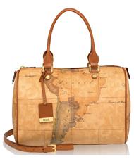 ALVIERO MARTINI PRIMA CLASSE Geo Handtasche, mit Schultergurt NATÜRLICH - Damentaschen - 1