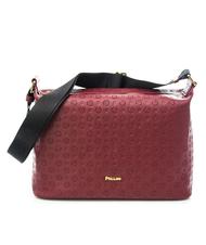 POLLINI Heritage Embossed Schultertasche Burgund - Damentaschen - 1