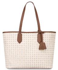 POLLINI Heritage Classic Schulter-Shopper elfenbein / braun - Damentaschen - 1
