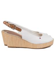 TOMMY HILFIGER ELBA Keilsandalen Elfenbein - Damenschuhe - 1