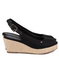 TOMMY HILFIGER ELBA Keilsandalen SCHWARZ - Damenschuhe - 1