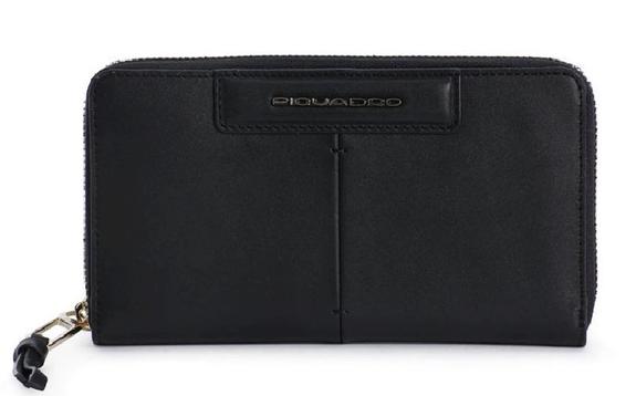 PIQUADRO Portafoglio SPRITZEN Schwarzer Sand - Brieftaschen Damen