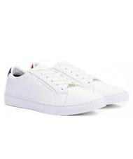 TOMMY HILFIGER  ESSENTIAL CUPSOLE Sneakers aus Leder RWB - Damenschuhe - 1