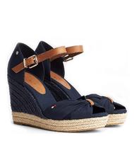 TOMMY HILFIGER BASIC BASIC Hohe Sandalen mit offener Zehenpartie W&uuml;stenhimmel - Damenschuhe - 1