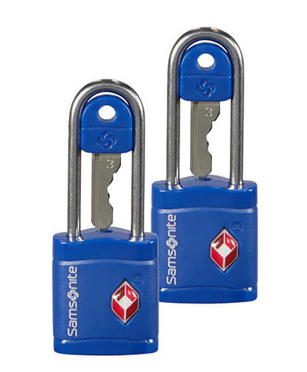 SAMSONITE  GLOBAL TRAVEL Set 2 TSA-Schlösser Mitternachtsblau - Reisezubehör