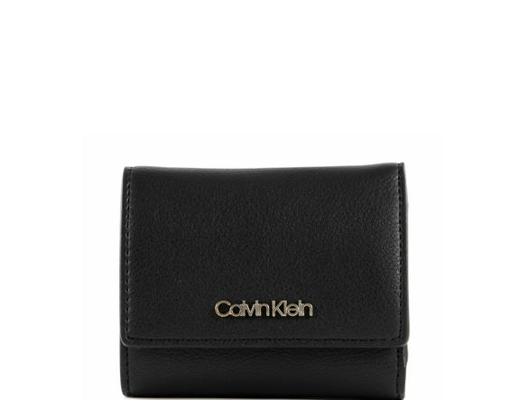 CALVIN KLEIN TRIFOLD XS TRIFOLD XS Mini-Brieftasche SCHWARZ - Brieftaschen Damen
