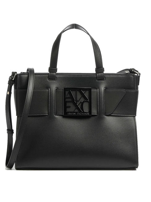 ARMANI EXCHANGE borsa shopping Mini-Handtasche mit Schultergurt Schwarz - Damentaschen