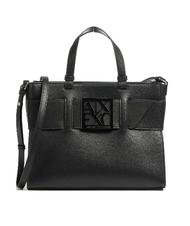 ARMANI EXCHANGE SUSIE Mini-Handtasche mit Schultergurt Schwarz - Damentaschen - 1
