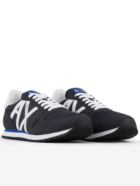 ARMANI EXCHANGE RIO Niedrige Turnschuhe MARINEBLAU / OPWEISS - Herrenschuhe