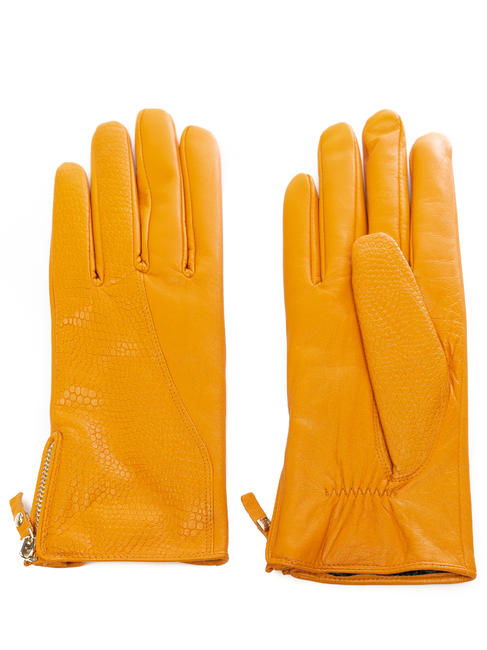 PIQUADRO   G7 Lederhandschuhe Gelb - Handschuhe