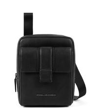PIQUADRO KOBE Mini-IPAD-Tasche Schwarz - Umh&auml;ngetaschen Herren - 1