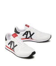 ARMANI EXCHANGE RIO Niedrige Turnschuhe MULTICOLOR / OP.WEISS + SCHWARZ - Herrenschuhe - 1