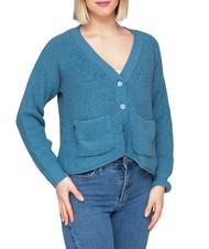 MANILA GRACE  Asymmetrische Strickjacke - Damenpullover