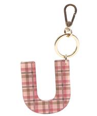 COCCINELLE  PLEXY TARTAN "U" Schl&uuml;sselanh&auml;nger PIVOINE - Schl&uuml;sselanh&auml;nger und Schl&uuml;sseletuis - 1