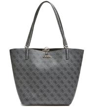 GUESS  ALBY TOGGLE 4G Einkaufstasche mit Clutch KOHLESCHWARZ - Damentaschen - 1