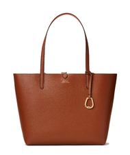 RALPH LAUREN MERRIMACK MERRIMACK Wendbarer Schulter-Shopper LAUREN HELLBRAUN / ORANGE - Damentaschen - 1