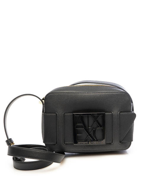 ARMANI EXCHANGE A|X BUCKLE Schultertasche Schwarz - Damentaschen