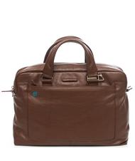 PIQUADRO CAMPIONARIO - BLUE SQUARE OUT PC-Aktentasche 14 " LEDER - Arbeitstaschen - 1
