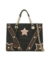 POLLINI Western Heritage Handtasche, mit Schultergurt schwarzer Lack - Damentaschen - 2