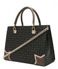 POLLINI Western Heritage Handtasche, mit Schultergurt schwarzer Lack - Damentaschen - 4