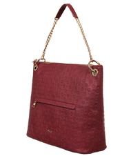 POLLINI Embossed Heritage Umh&auml;ngetasche, mit Schultergurt und Schl&uuml;sselring Burgund - Damentaschen - 2