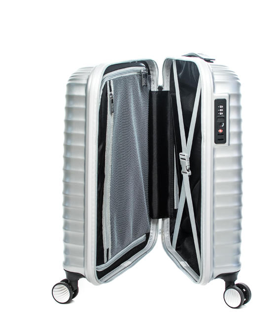 Trolley JETGLAM, Handgep&auml;ck silbermetallic - Handgep&auml;ck