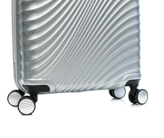 Trolley JETGLAM, Handgep&auml;ck silbermetallic - Handgep&auml;ck