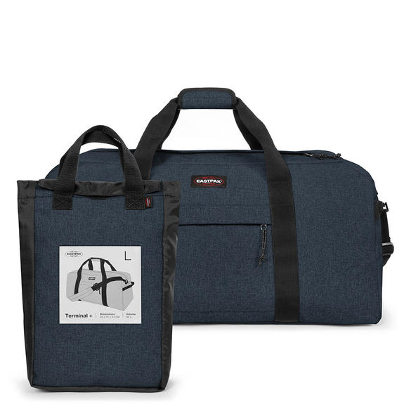 TERMINAL + Reisetasche mit Schultergurt dreifach denim - Reisetaschen