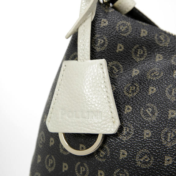 Heritage Classic Umh&auml;ngetasche mit Lederdetails schwarz / elfenbein - Damentaschen