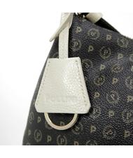 POLLINI Heritage Classic Umh&auml;ngetasche mit Lederdetails schwarz / elfenbein - Damentaschen - 4