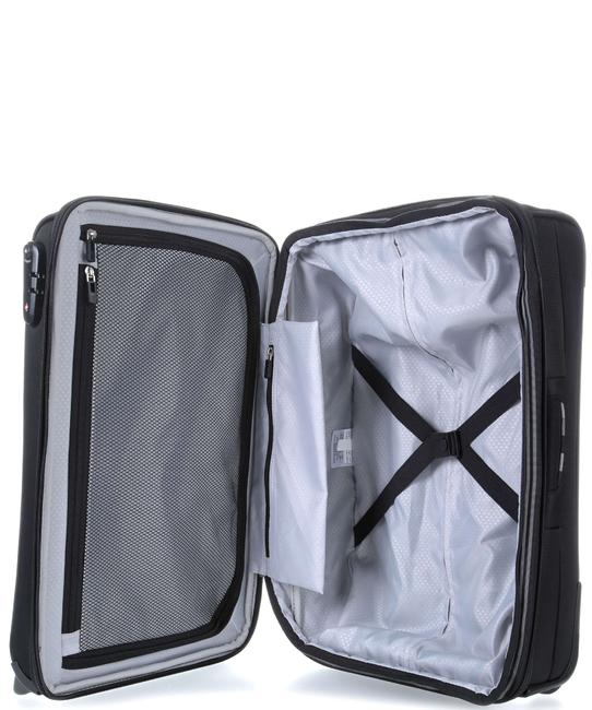 Trolley DUOSPHERE Schlanke Linie, Handgep&auml;ck, erweiterbar SCHWARZ - Handgep&auml;ck