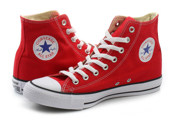 All Star High Top CHUCK TAYLOR, auf Leinwand ROT - Schuhe Unisex