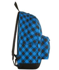 INVICTA Rucksack CARLSON Fantasy, 13 "PC-Halter Blaues Plaid - Rucks&auml;cke f&uuml;r Schule &amp; Freizeit - 3