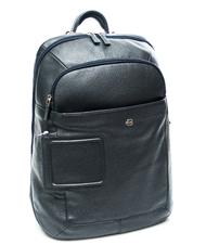 PIQUADRO VIBE OUT Lederrucksack, 15,6 "PC-Halterung Blau - PC-Rucksäcke - 2