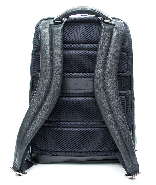 VIBE OUT Lederrucksack, 15,6 "PC-Halterung Blau - PC-Rucksäcke