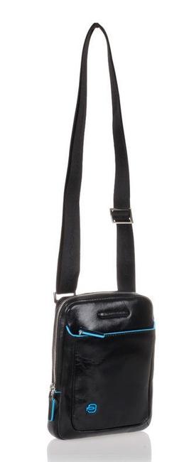 Bürste BLUE SQUARE, Tablet-Halter, aus Leder Schwarz - Umhängetaschen Herren