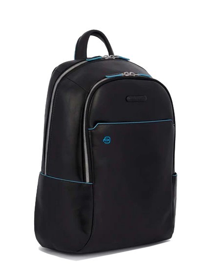 Rucksack Linie BLUE SQUARE, aus Leder Schwarz - PC-Rucksäcke