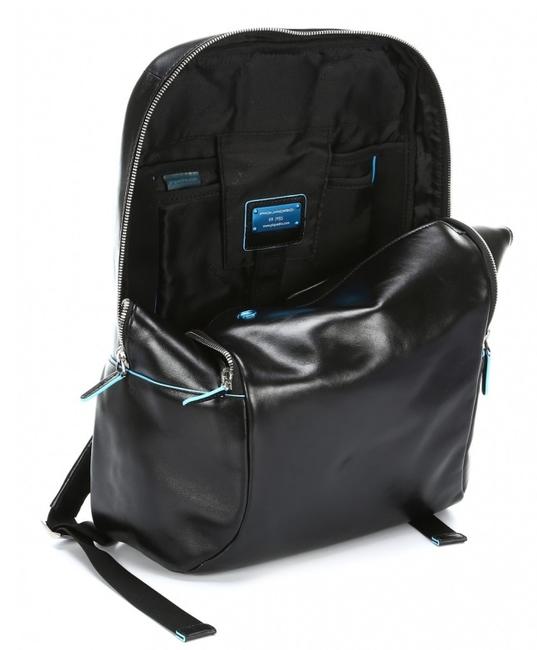 Rucksack Linie BLUE SQUARE, aus Leder Schwarz - PC-Rucksäcke