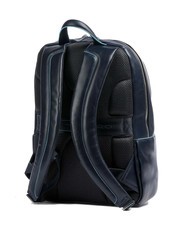 PIQUADRO Rucksack Linie BLUE SQUARE, aus Leder Blau - PC-Rucksäcke - 2