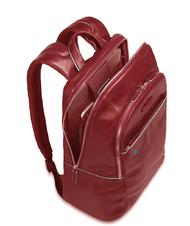 PIQUADRO Rucksack Linie BLUE SQUARE, aus Leder ROT - PC-Rucksäcke - 2