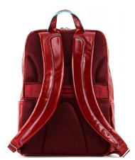 PIQUADRO Rucksack Linie BLUE SQUARE, aus Leder ROT - PC-Rucksäcke - 3