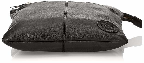 Bürste Leder SCHWARZ - Umhängetaschen Herren