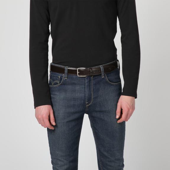 CLASSIC Aus Leder, auf Ma&szlig; k&uuml;rzbar Kakao - G&uuml;rtel