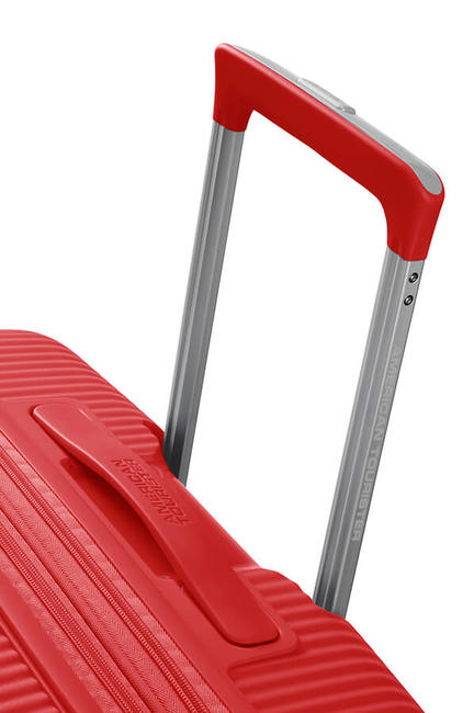 Trolley SOUNDBOX, gro&szlig;, erweiterbar Korallrot - Harte Trolleys