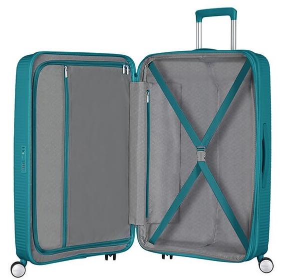 Trolley SOUNDBOX, gro&szlig;, erweiterbar JADEGR&Uuml;N - Harte Trolleys