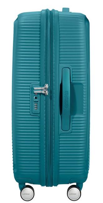 SOUNDBOX SPINNER Mittlerer Trolley, erweiterbar JADEGR&Uuml;N - Harte Trolleys